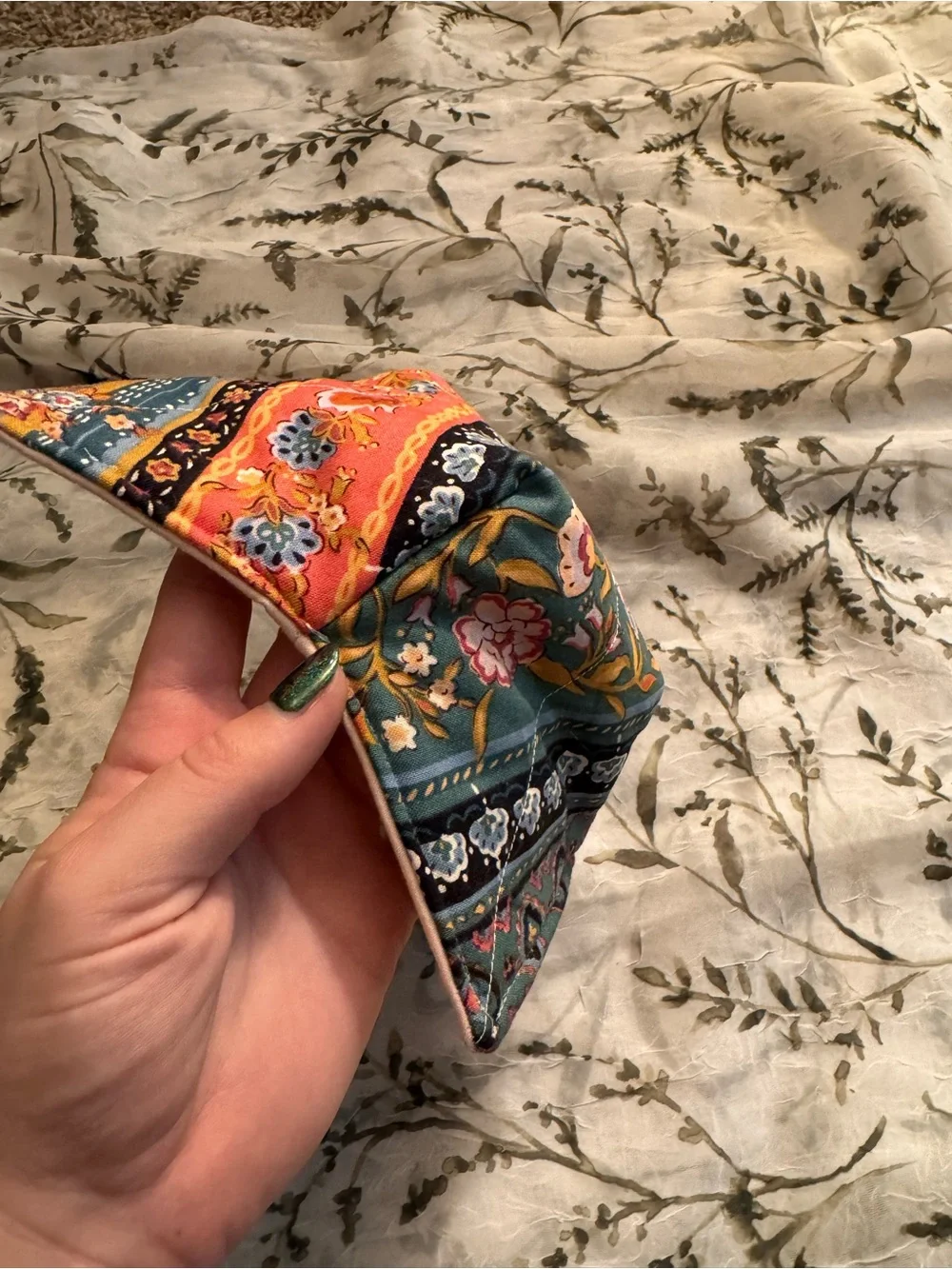 Pink & Patterned Quilted Bowl Cozy